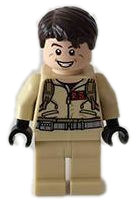 LEGO Minifigure-Dr. Raymond (Ray) Stantz - No Proton Pack-LEGO Ideas (CUUSOO) / Ghostbusters-GB003I-Creative Brick Builders